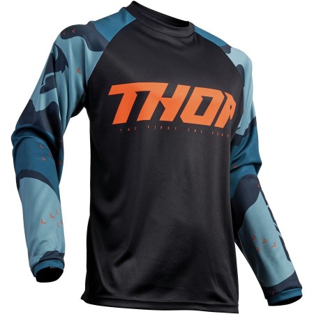 Maillot VTT/Motocross Thor Sector Camo Manches Longues N001 2020